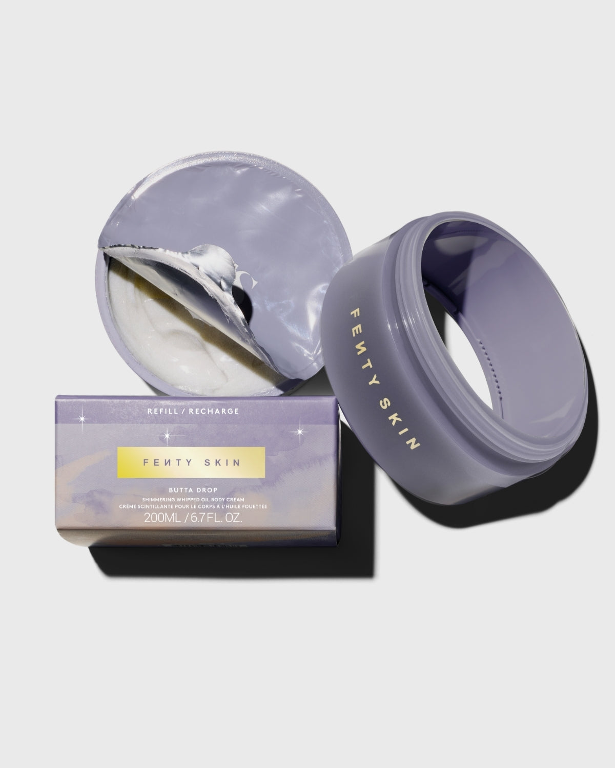 Butta Drop Whipped Oil Body Cream with Tropical Oils + Shea Butter — Fenty Fresh Shimmering